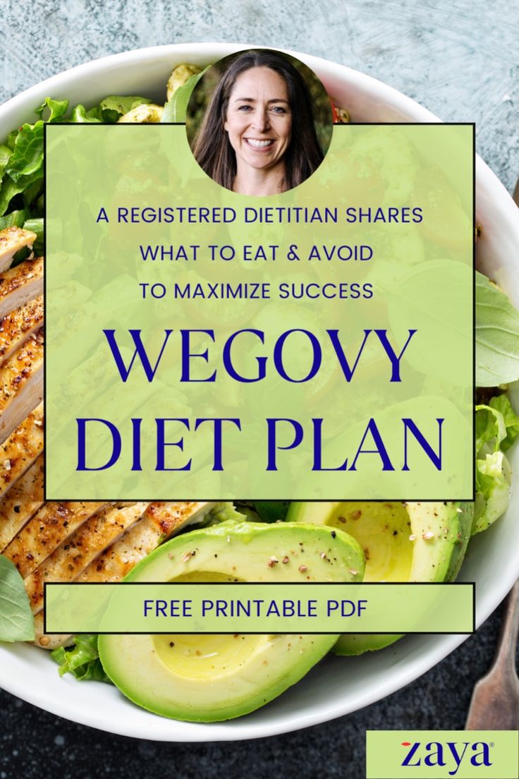 Wegovy diet chart