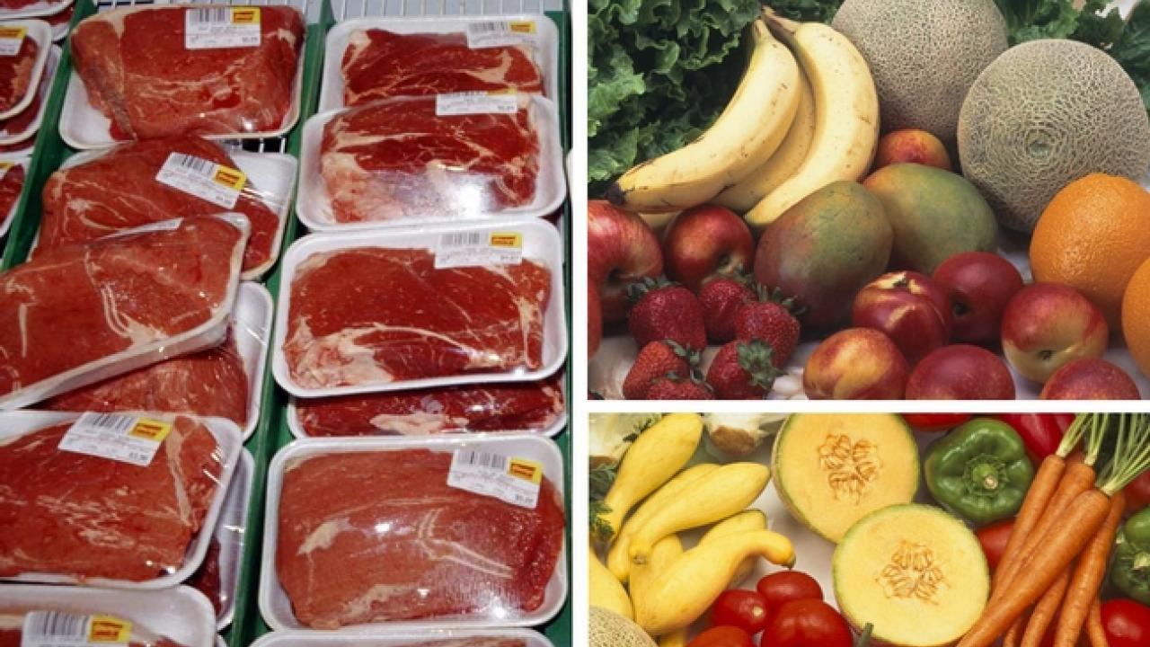 Meat and fruit preparation